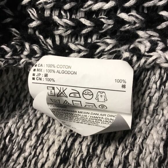 Fair isle rabbit with antlers soft 100% cotton kids hooded cardigan size M/L - Picture 5 of 5